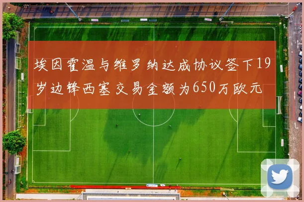 埃因霍温与维罗纳达成协议签下19岁边锋西塞交易金额为650万欧元