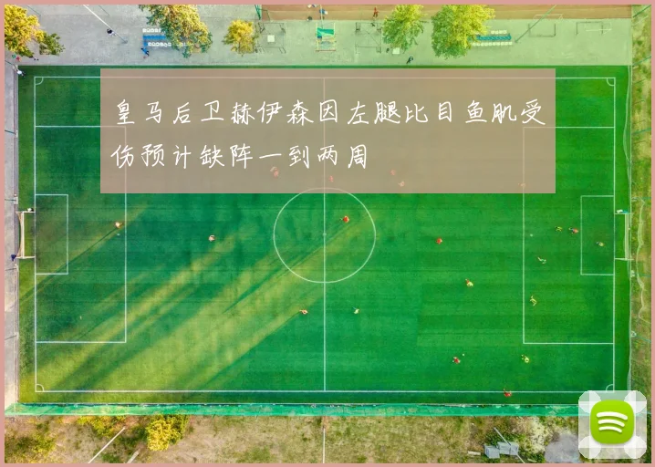 皇马后卫赫伊森因左腿比目鱼肌受伤预计缺阵一到两周